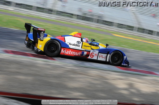 2008-04-26 Monza 0368 Le Mans Series - Panis-Lapierre - Courage-Oreca LC70 - Judd